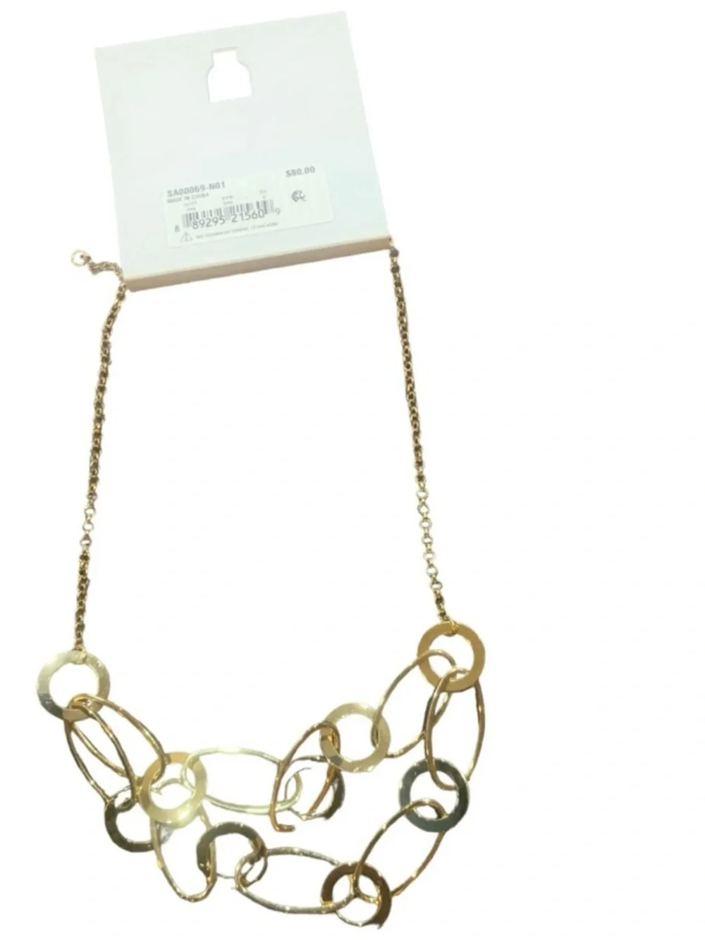 Hint of Gold 14K Gold Plated Necklace Women - Picture 3 of 3